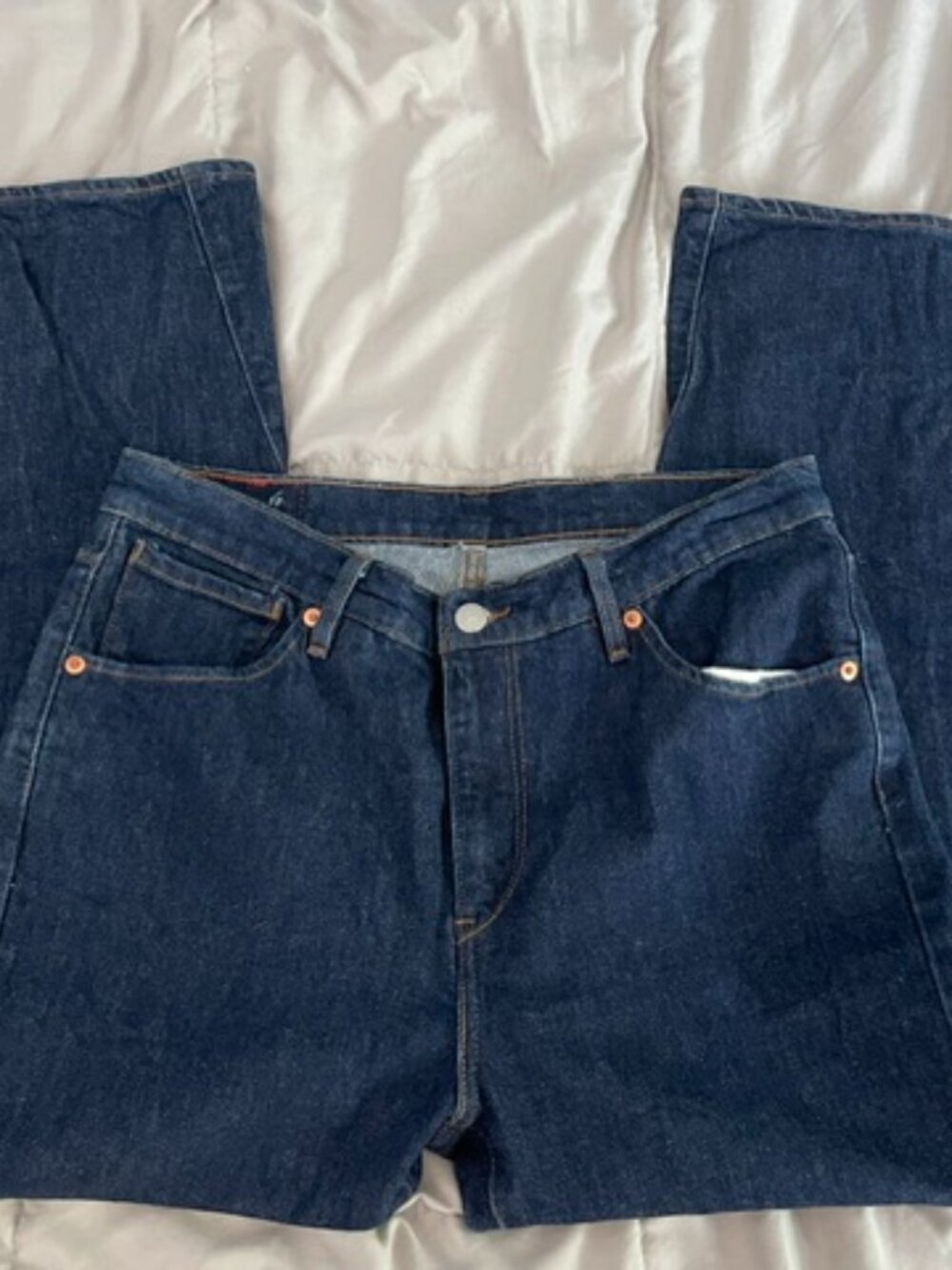 RARE Levi's Engineered Dark Blue Denim Jeans Sz 28 (tag missing) Limited Edition